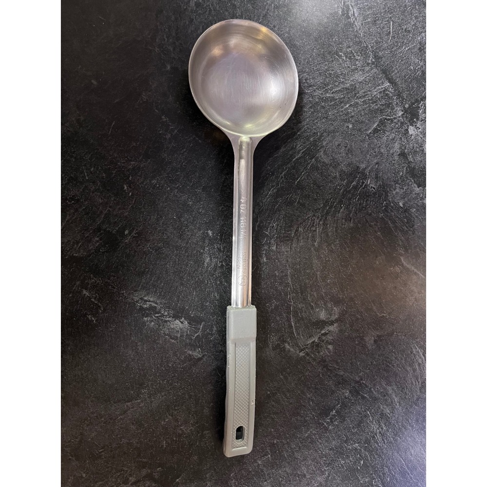 Milko 4 oz‎ Stainless Steel Ladle NSF Certified Ergonomic Handle